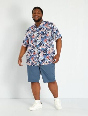 Kiabi Camisa fluida de manga curta promoção