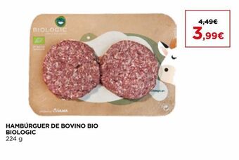 El Corte Inglés Hambúrguer bovino promoção
