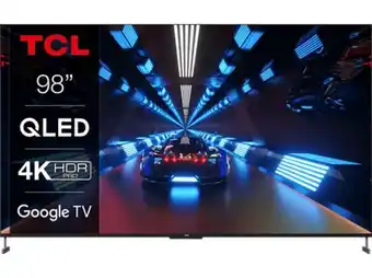 MediaMarkt Smart tv tcl 98c735 qled 98 ultra hd 4k google tv promoção