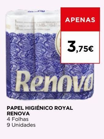 El Corte Inglés Papel higiênico renova promoção
