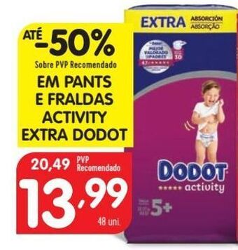 Minipreço Fraldas dodot promoção