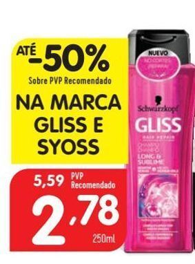 Minipreço Shampoo gliss promoção