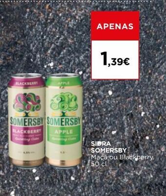 El Corte Inglés Sidra somersby promoção