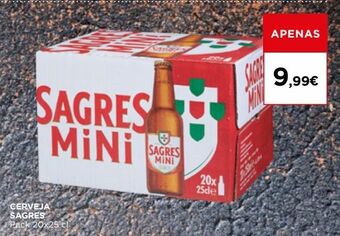 El Corte Inglés Cerveja sagres mini promoção