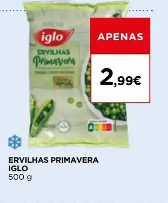El Corte Inglés Ervilhas verdes iglo promoção