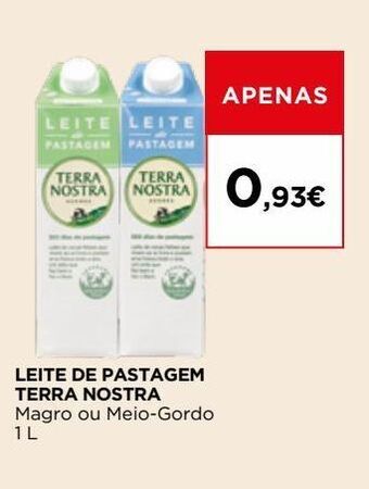 El Corte Inglés Leite terra nostra promoção