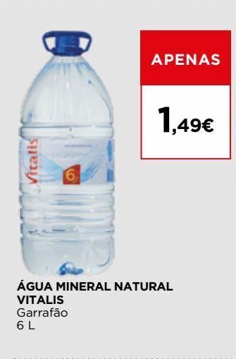 El Corte Inglés Água vitalis promoção