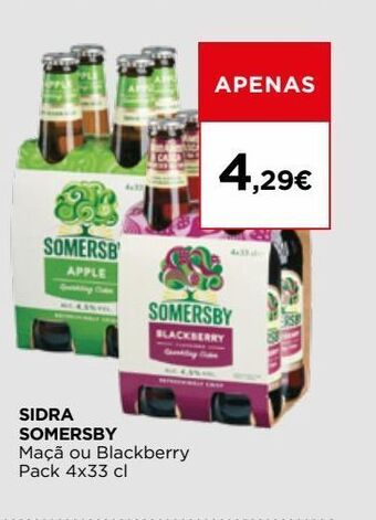 El Corte Inglés Sidra somersby promoção