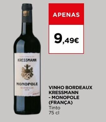 El Corte Inglés Vinho tinto promoção