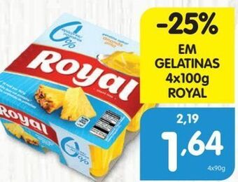Minipreço Gelatina royal promoção