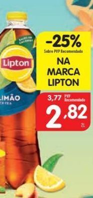 Minipreço Chá gelado lipton promoção