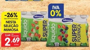 Minipreço Iogurte mimosa promoção