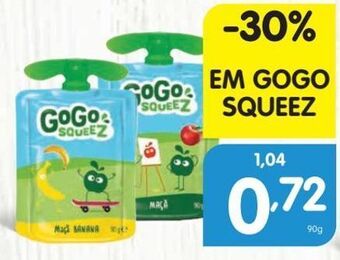 Minipreço Polpa de frutas gogo squeez promoção