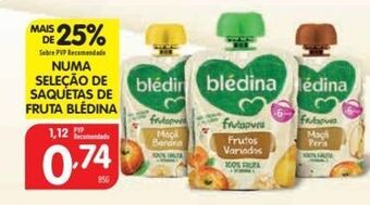 Minipreço Polpa de frutas blédina promoção