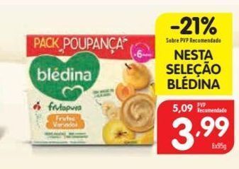 Minipreço Polpa de frutas blédina promoção