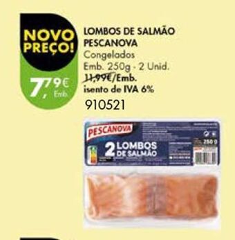 Pingo Doce Lombo de salmão pescanova promoção