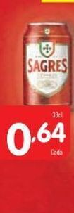 Minipreço Lata de cerveja sagres promoção