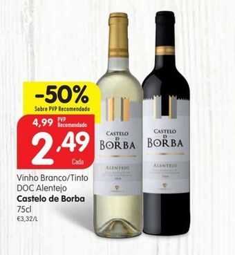 Minipreço Vinhos castelo de borba promoção