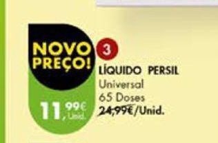 Pingo Doce Detergente líquido persil promoção