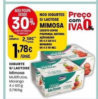 Intermarché Iogurte mimosa promoção