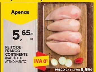 Continente Bom dia Peito de frango continente promoção