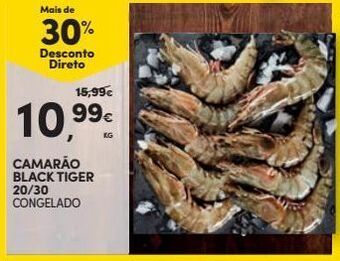 Continente Bom dia Camarão congelado promoção