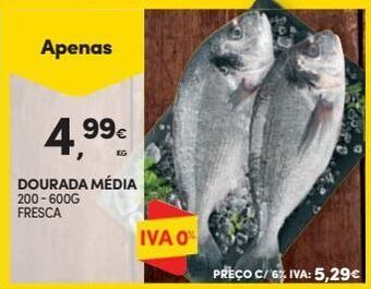 Continente Bom dia Dourada promoção
