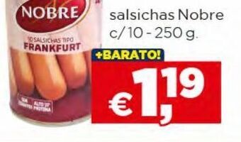 Bolama Salsicha nobre promoção