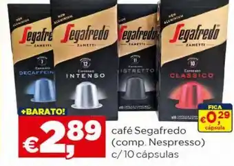 Cápsulas de café segafredo
