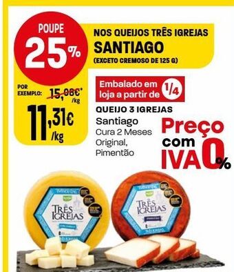 Intermarché Queijos santiago promoção