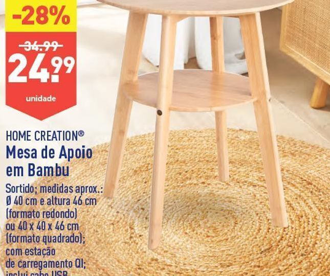 Promoção Mesa home creation em ALDI