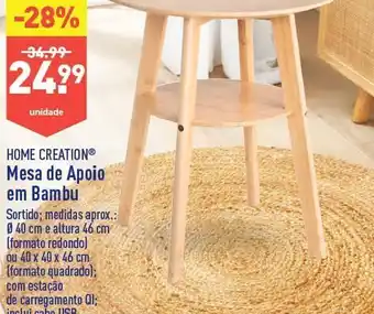 ALDI Mesa home creation promoção