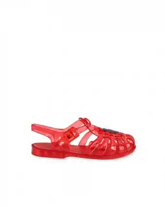 Sandálias de caranguejo vermelho para menina juicy