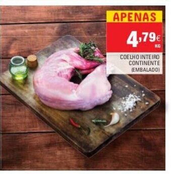 Continente Coelho Inteiro Continente promoção