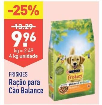 ALDI Ração para cães friskies promoção