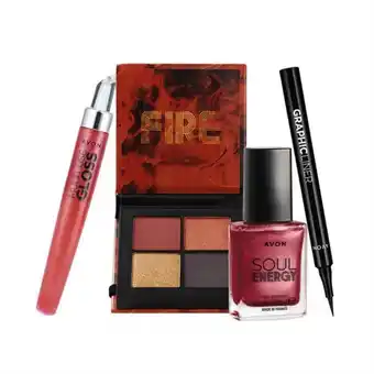 Avon Conjunto ignite the flames promoção