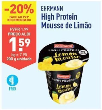 ALDI Iogurte ehrmann promoção