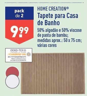 ALDI Tapete home creation promoção