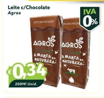 Roque Supermercados Achocolatado agros promoção
