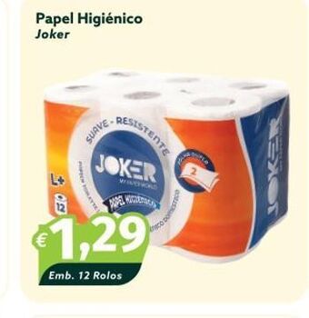 Roque Supermercados Papel higiênico joker promoção