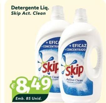 Roque Supermercados Detergente líquido skip promoção