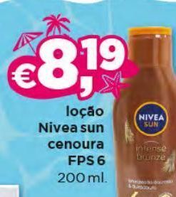 Bolama Protetor solar nivea sun promoção