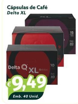 Cápsulas de café delta q