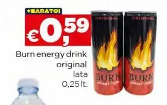 Bolama Bebida energética burn promoção