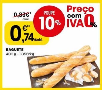 Intermarché Baguette promoção