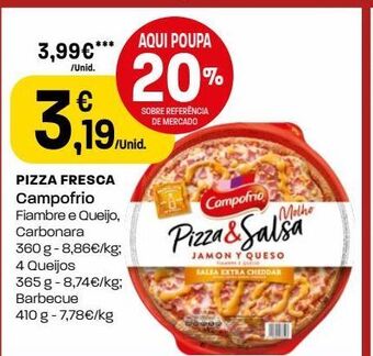 Intermarché Pizza campofrio promoção