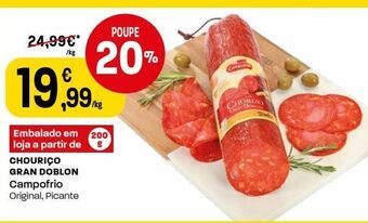 Intermarché Chouriço campofrio promoção