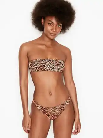 Victorias Secret Santa teresa smocked bandeau top promoção