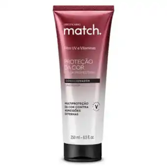 O Boticário Condicionador match proteção da cor, 250ml promoção
