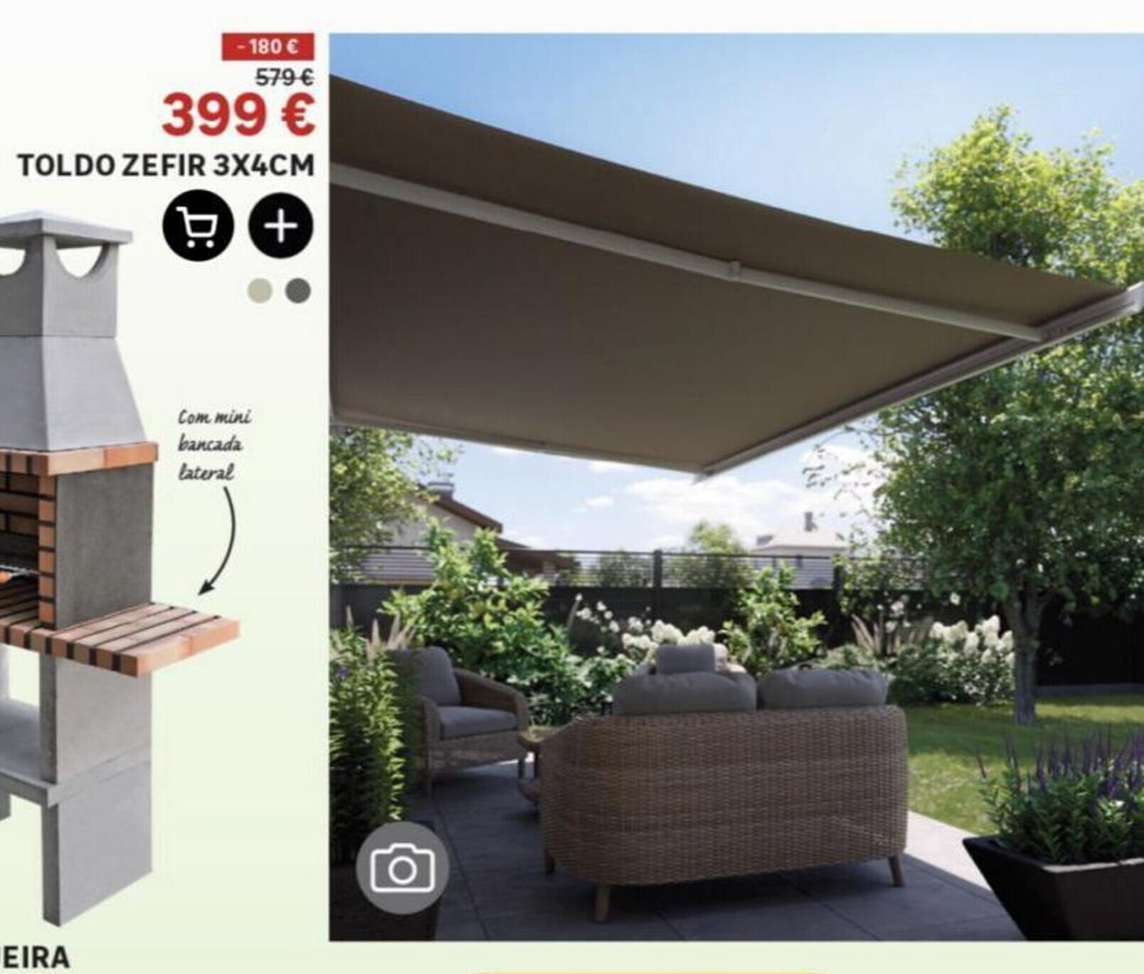 Promoção TOLDO ZEFIR 3X4CM em Leroy Merlin